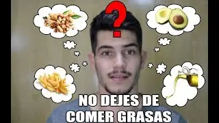 Es malo comer GRASAS?🤔 Toda la VERDAD🍟