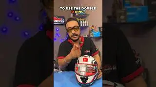 How to fasten Double D ring in Helmets #technicaltiger #doubleD #motorcycle #tipsandtricks