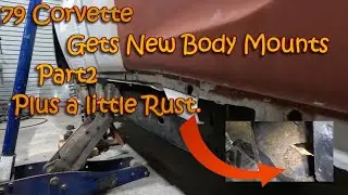 Corvette 1979 года получает крепления кузова. Часть 2.