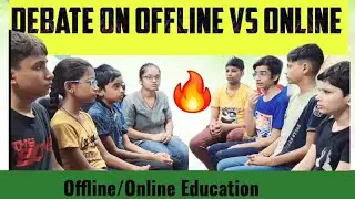 Online Classes Vs Offline Classes | Debate Class | Group Discussion @brightinstitute03 #debate #engl