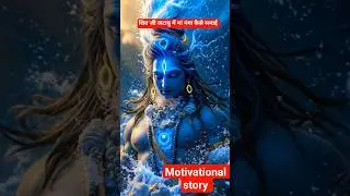 🌿शिव जी जटायु में मां गंगा कैसे समाई l#motivation #suvichar #lifelessons #facts#shiva @cartoontura