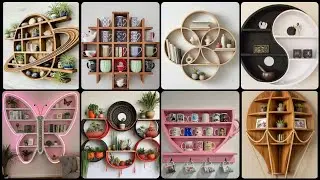 Modern Wall mounted Shelf design ideas //wall interior design for living room