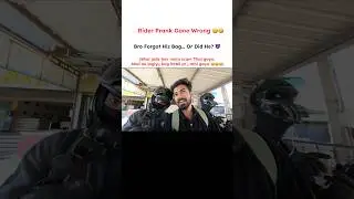 &ldquo;When a Rider Leaves His Bag Behind 😂 |Epic Group Ride Prank&rdquo;#motovlog #advlog8920 #advlog #advlogs