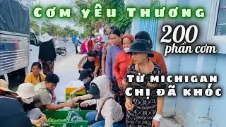 Từ Michigan Hoa Kỳ Anh Chị Đ&atilde; Rơi Lệ Trước Những H&igrave;nh ảnh Nhận Cơm Từ Bv Ung Bứu Nha Trang. 200 PHẦN