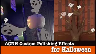 ACNH Custom Polishing Effects for Halloween Decorating