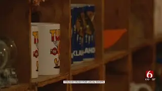 Small, Locally Owned Business Busy As People Buy Gifts For Christmas