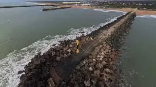 promenade &agrave; la plage de la barre anglet   part 1   4K