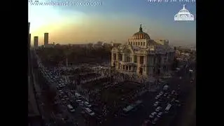 Terremoto 7.2 16-02-2018 en el Palacio de Bellas Artes CDMX - Mexico.