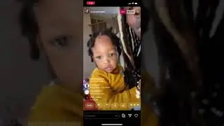 King Von IG Live With His Kids!!! ❤😭 1/10/2020