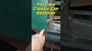 Bottom of wing repair #austin #carrestorationproject #automobile,#rusty wing,#classic car,#repair