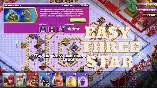 Lunar Challenge 3-Star with Barbarian King's New Ability #coc #newchallange #newmode #newequipment