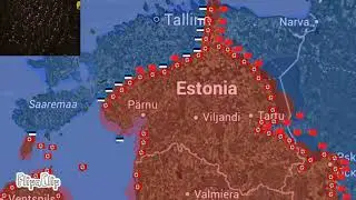 Invasion of Soviet Estonia/Occupation using Google Earth