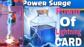 Power Surge New Challenge !! Lightning falling on other cards !! Clash Royale !!