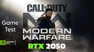 Call of Duty Modern Warfare 2019 Game Test On RTX 2050
