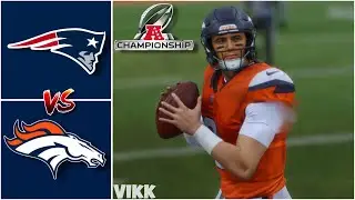 Patriots vs Broncos AFC Championship Full Game Simulation | Madden 26