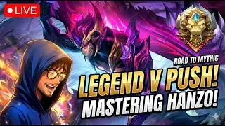 Finally LEGEND V! 🏆 Can Hanzo Carry Me to Mythic? 👹