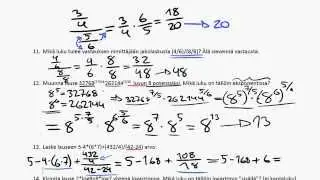 Johdatus tekniikan matematiikkaan - esimerkkilaskuja 1