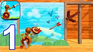 Wood Guy - Gameplay Walkthrough Part 1 Tutorial Levels 1-29 (Android, iOS)