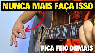 5 erros que ESTRAGAM O SOM da sua batida! Conserte em 13 minutos - Aula de violão iniciante
