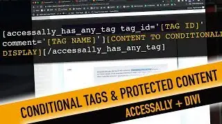 Using AccessAlly Conditional Tags and Protected Content with Amazon S3
