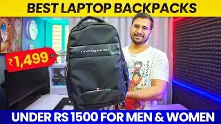 Best Water Resistant Laptop Backpack For Men Under Rs 1500 | Tommy Hilfiger Joshua Review