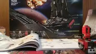 Обзор моего нового лего конструктора по зв! 75256 Шатл Кайло Рена.