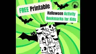 👻FREE Halloween Fun! Activity crafts Bookmarks​🎃