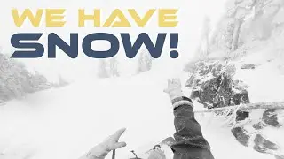 It's Snowing! || Mount Washington Vancouver Island Conditions Update