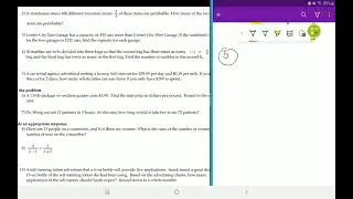 Fall 2021 MAT 108 Exam 1 Review Question 5