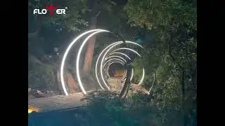 Qiandao Lake International Light and Shadow Art Biennale - Moon Interactive Installation#lighting
