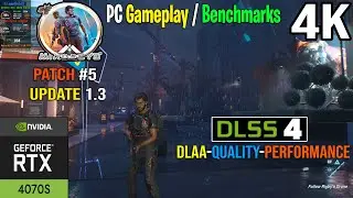 MindsEye UPDATE #5 Patch 1.3 - PC Gameplay Benchmarks - 4K EPIC - RTX 4070 SUPER - DLSS 4
