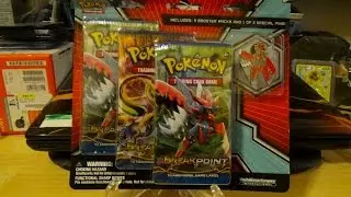 Opening (Early Release) A Pokemon BreakPoint Mega Scizor Pin Blister!!  SECRET RARE!!