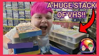 A Huge Stack Of VHS Bargains!! | Retro Girls UK #vhs #videotape #hannahbarbera #flintstones #haul