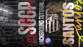 Como Fazer Background pelo celular - Tutorial PicsArt - Background Flyer Futebol