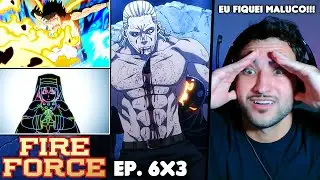 SHINRA VS BURNS! LUTA FINAL!!! React Fire Force EP. 6 Temporada 3