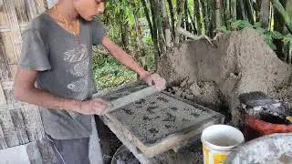 Cement Ventilator Making | Cement Products Dice, Cement Piller, Dice, Production | Suraj Barai EXTRA