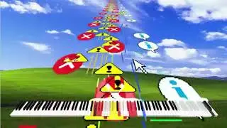 Black MIDI Music using only sounds from Windows XP & Windows 98 (Screen Recording From YouTube)