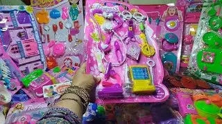 Diy unboxing miniature kitchen toy | hello kitty kitchen set | plastic kitchen toy | Asmr Satisfying