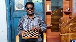 mini size foldable and portable box chess board demo and review