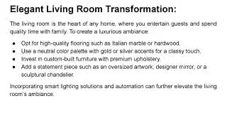 Luxury Home Renovation Ideas for an Elegant Upgrade