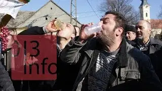 Finale takmičenje u brzom ispijanju &scaron;pricera - Vinarijada 2016, Dolovo
