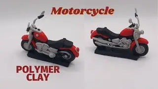 Making Harley Davidson | Polymer clay tutorial | Motorcycle @VickyCrafts25