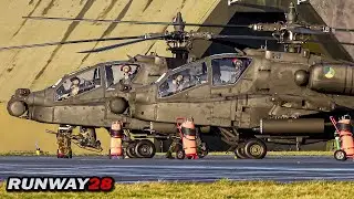 AH-64D Apache Departing Lime - 301 Squadron Royal Netherlands Air Force