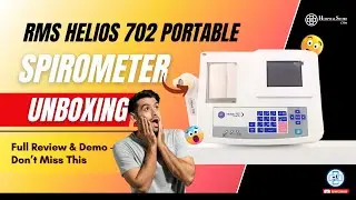 Portable Spirometer for Clinics & Hospitals 🏥 | RMS Helios 702 Review | Unboxing & Features