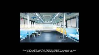 High Range Pure Electric Bus Model TEG6105BEV With Big Capacity