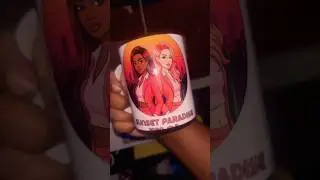 Quick how to sublimate on a coffee mug with a new design I created . #diy #diycrafts #viral #fyp