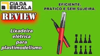 Lixadeira elétrica para plastimodelismo - Precisão e praticidade.