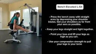 Bench Elevated L-Sit