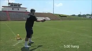 David Strickland Punter Workout with Coach Jackson - Team Jackson Kicking