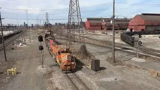One Hour of Chicago Railway Junction Action 3/22/21